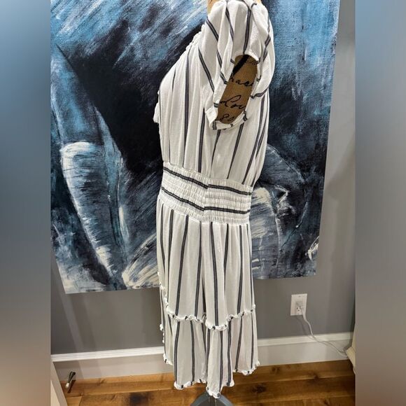 American Eagle linen rayon blend dress sz XL - Picture 3 of 8